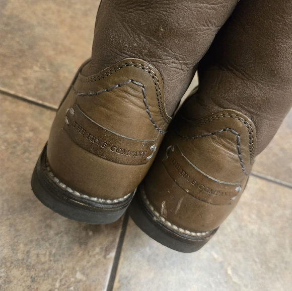 Frye Celia Leather Shearling Women's Brown Riding Boots Size 7 - Picture 8 of 9